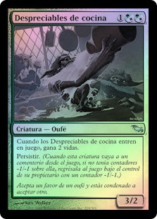 Kitchen Finks
Shadowmoor (Foil) - Spanish
Single
Magic The Gathering