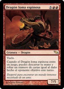 Knollspine Dragon
Shadowmoor - Spanish
Single
Magic The Gathering
