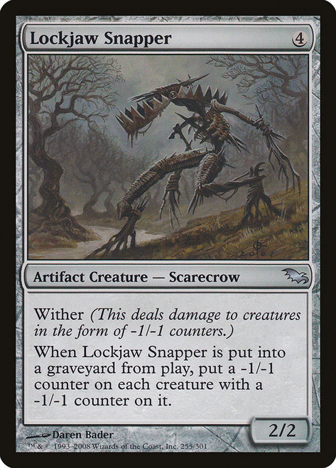 Lockjaw Snapper\nShadowmoor\nSingle\nMagic The Gathering