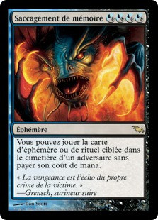 Memory Plunder
Shadowmoor - French
Single
Magic The Gathering