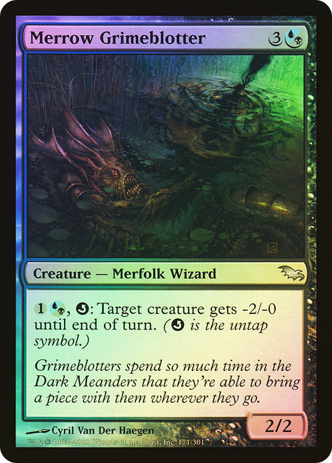 Merrow Grimeblotter\nShadowmoor\nSingle\nMagic The Gathering