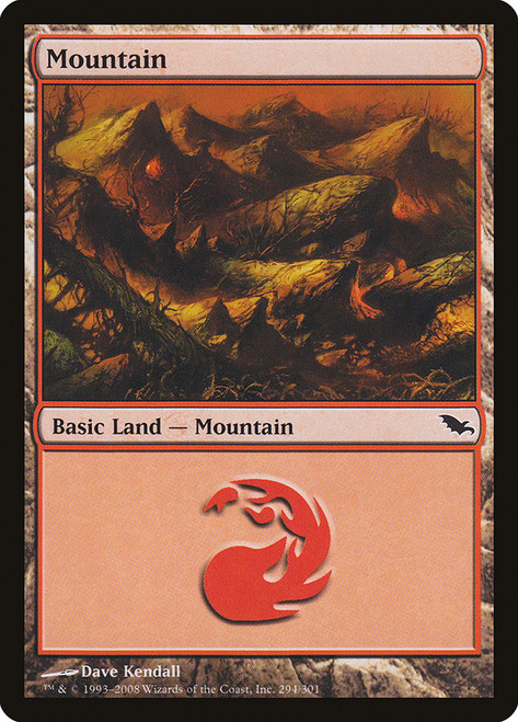 Mountain (#294)\nShadowmoor\nSingle\nMagic The Gathering