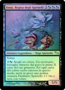 Oona, Queen Of The Fae
Shadowmoor (Foil) - Italian
Single
Magic The Gathering