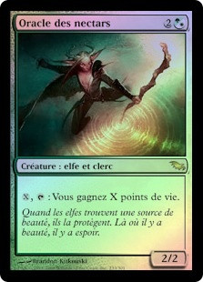 Oracle of Nectars
Shadowmoor (Foil) - French
Single
Magic The Gathering
