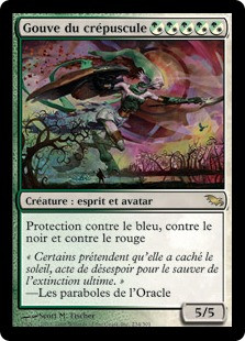 Oversoul Of Dusk
Shadowmoor - French
Single
Magic The Gathering
