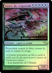 Oversoul Of Dusk
Shadowmoor (Foil) - French
Single
Magic The Gathering