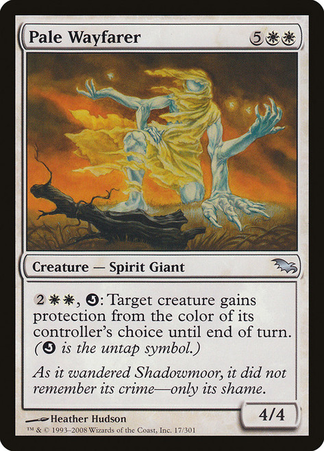 Pale Wayfarer\nShadowmoor\nSingle\nMagic The Gathering