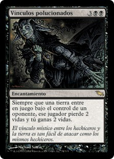 Polluted Bonds
Shadowmoor - Spanish
Single
Magic The Gathering