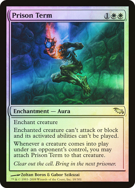 Prison Term\nShadowmoor\nSingle\nMagic The Gathering