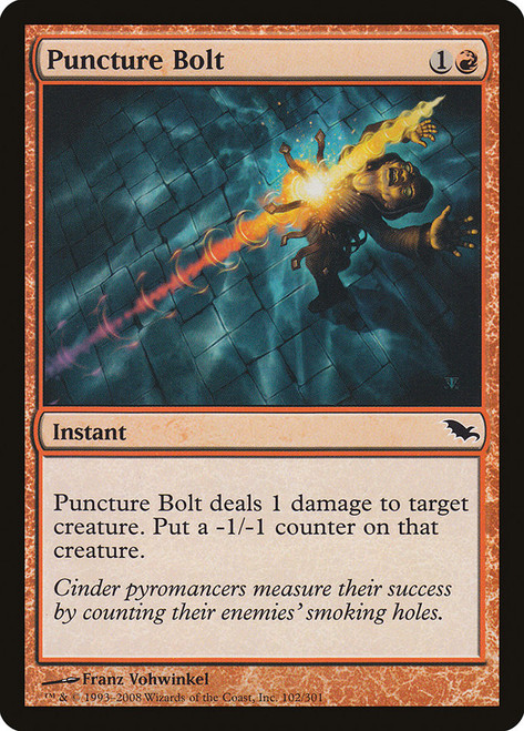 Puncture Bolt\nShadowmoor\nSingle\nMagic The Gathering