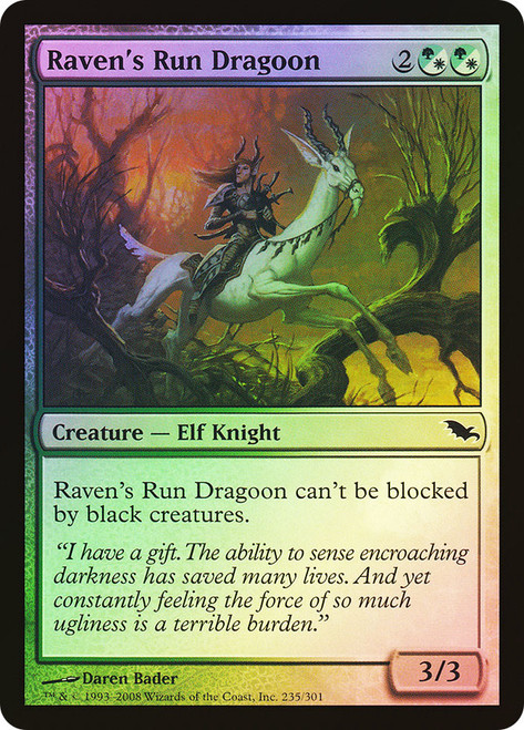 Raven's Run Dragoon\nShadowmoor\nSingle\nMagic The Gathering