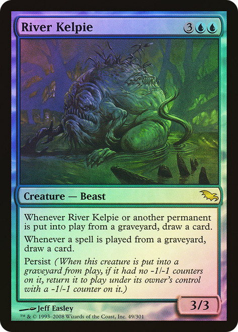 River Kelpie\nShadowmoor\nSingle\nMagic The Gathering
