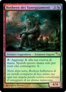 Rosheen Meanderer
Shadowmoor (Foil) - Italian
Single
Magic The Gathering