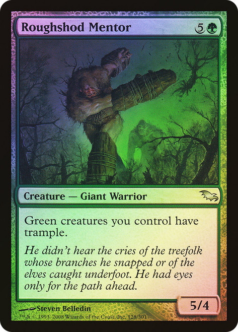 Roughshod Mentor\nShadowmoor\nSingle\nMagic The Gathering