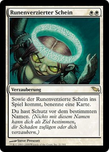 Runed Halo
Shadowmoor - German
Single
Magic The Gathering