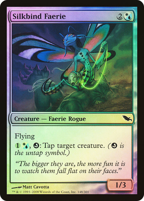 Silkbind Faerie\nShadowmoor\nSingle\nMagic The Gathering