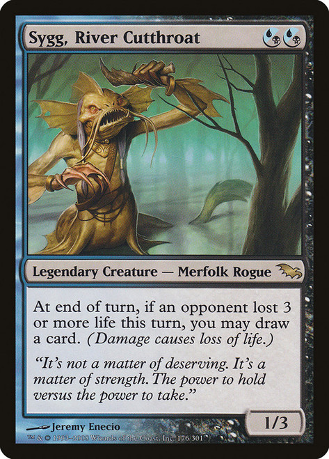Sygg, River Cutthroat\nShadowmoor\nSingle\nMagic The Gathering