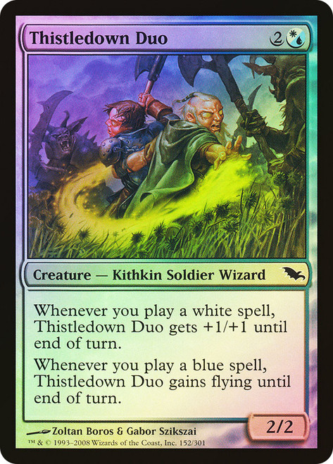 Thistledown Duo\nShadowmoor\nSingle\nMagic The Gathering