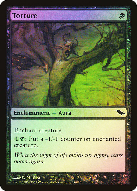 Torture\nShadowmoor\nSingle\nMagic The Gathering