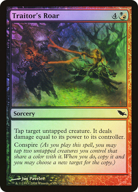 Traitor's Roar\nShadowmoor\nSingle\nMagic The Gathering