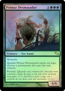 Woodfall Primus
Shadowmoor (Foil) - Portuguese
Single
Magic The Gathering