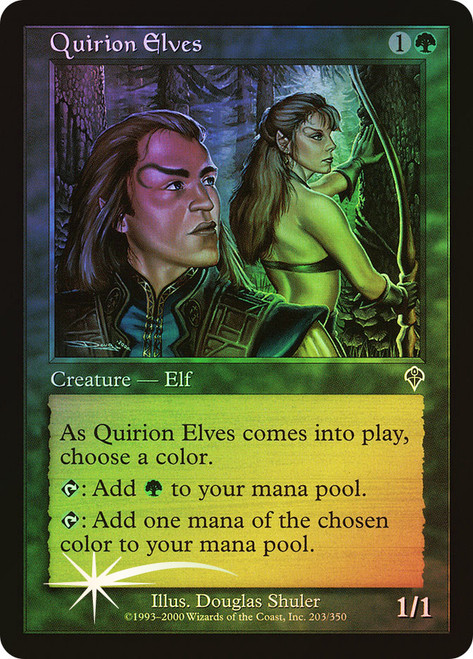 Quirion Elves\nInvasion\nSingle\nMagic The Gathering