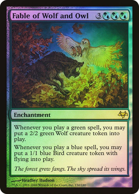 Fable of Wolf and Owl\nEventide\nSingle\nMagic The Gathering