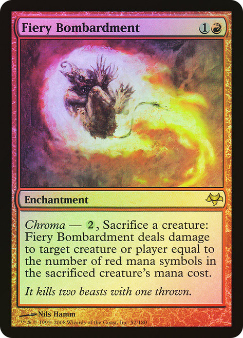 Fiery Bombardment\nEventide\nSingle\nMagic The Gathering