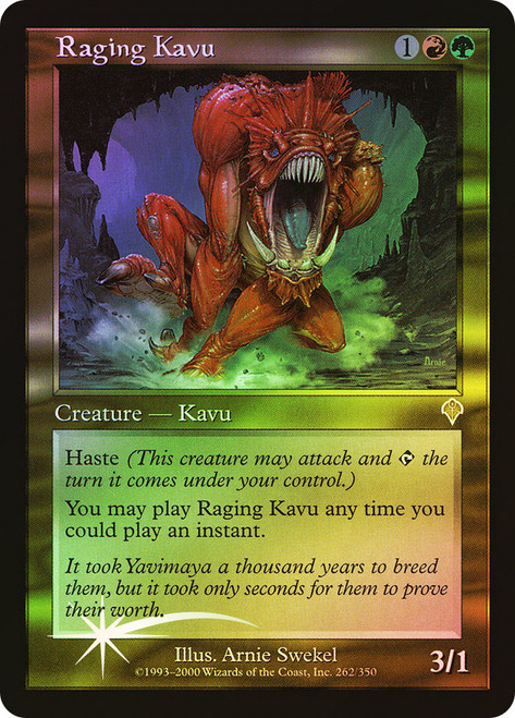 Raging Kavu\nInvasion\nSingle\nMagic The Gathering