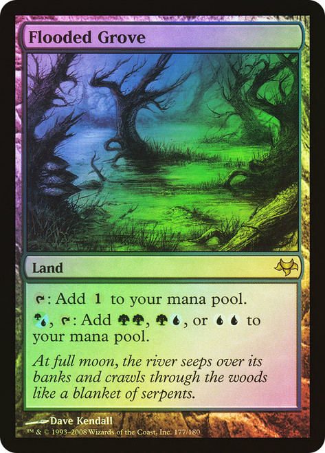 foil　EVE・溢れかえる果樹園/Flooded Grove　２枚 Flooded Grove | Modern Horizons 3 Commander | Star City Games