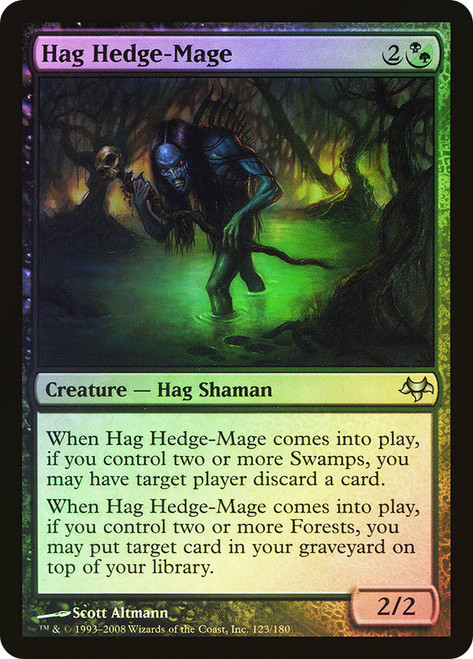 Hag Hedge-Mage\nEventide\nSingle\nMagic The Gathering