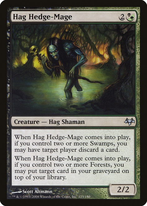 Hag Hedge-Mage\nEventide\nSingle\nMagic The Gathering