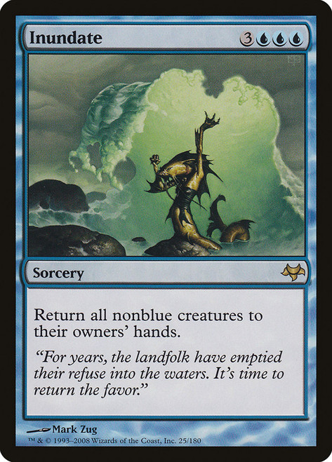 Inundate\nEventide\nSingle\nMagic The Gathering
