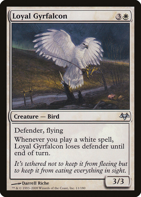 Loyal Gyrfalcon\nEventide\nSingle\nMagic The Gathering