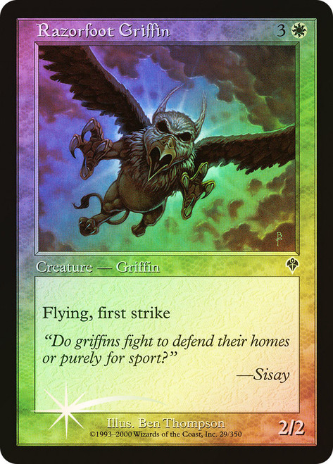Razorfoot Griffin\nInvasion\nSingle\nMagic The Gathering