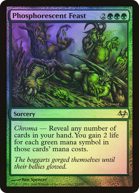Phosphorescent Feast\nEventide\nSingle\nMagic The Gathering