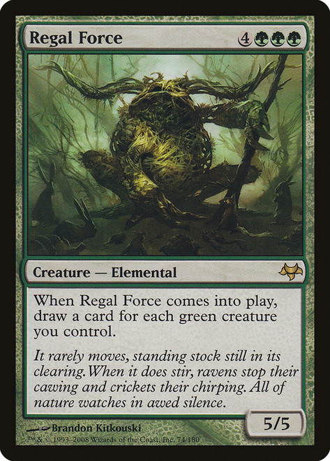 Regal Force\nEventide\nSingle\nMagic The Gathering
