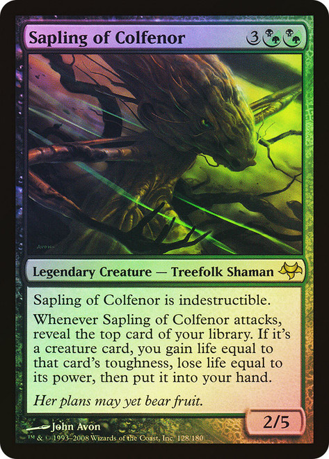 Sapling of Colfenor\nEventide\nSingle\nMagic The Gathering