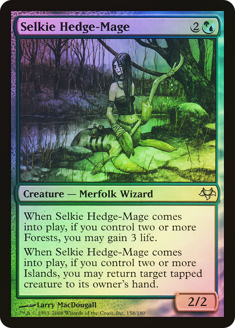 Selkie Hedge-Mage\nEventide\nSingle\nMagic The Gathering