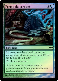 Snakeform
Eventide (Foil) - French
Single
Magic The Gathering