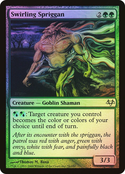 Swirling Spriggan\nEventide\nSingle\nMagic The Gathering