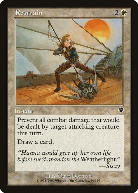 Restrain\nInvasion\nSingle\nMagic The Gathering