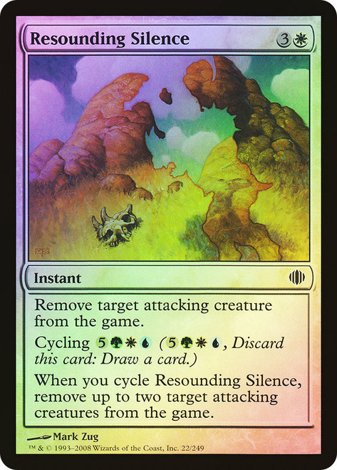 Resounding Silence\nShards of Alara\nSingle\nMagic The Gathering