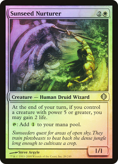 Sunseed Nurturer\nShards of Alara\nSingle\nMagic The Gathering
