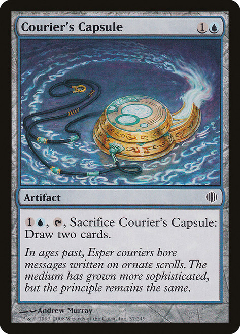 Courier's Capsule\nShards of Alara\nSingle\nMagic The Gathering