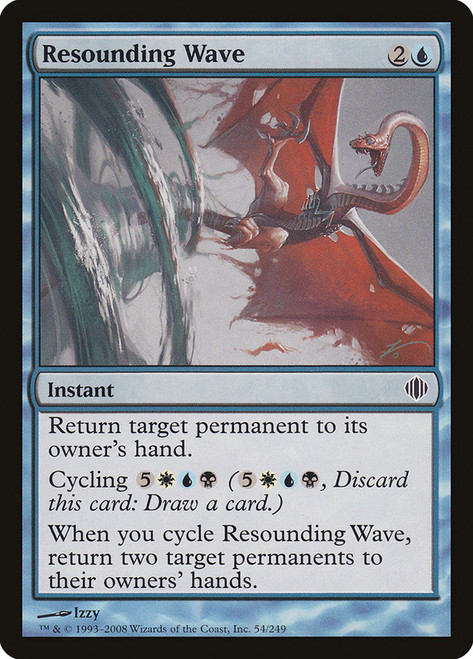 Resounding Wave\nShards of Alara\nSingle\nMagic The Gathering