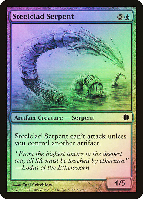 Steelclad Serpent\nShards of Alara\nSingle\nMagic The Gathering