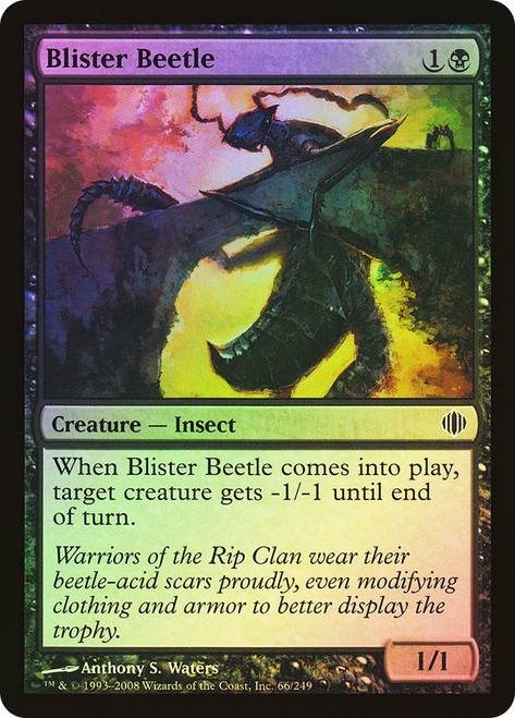 Blister Beetle\nShards of Alara\nSingle\nMagic The Gathering