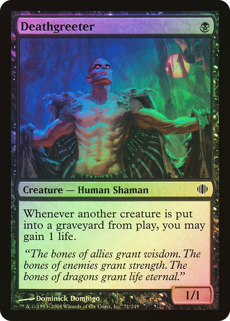 Deathgreeter\nShards of Alara\nSingle\nMagic The Gathering