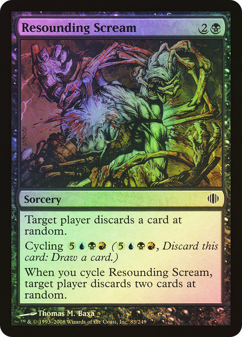 Resounding Scream\nShards of Alara\nSingle\nMagic The Gathering